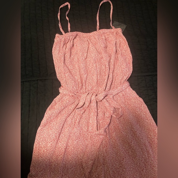 Red Floral Jumpsuit - Picture 2 of 10